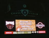 A splendid time was had by everyone along the third base line at Chase Field